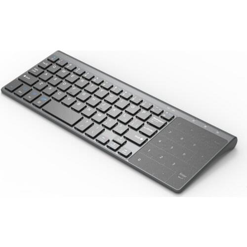 2.4G Wireless Keyboard with Number Touchpad Mouse Thin Numeric Keypad for Android Windows Desktop Laptop PC TV Box