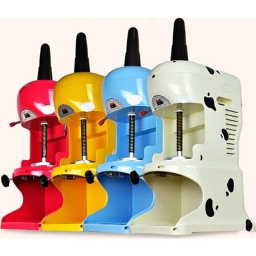 Snow Cone Ice Shaver Electric Block Ice Crusher Ice Sand Slush Maker Snowflake Smoothie Slushies Shaving Machine EU US Plug