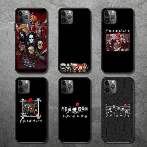 Horror movie characters friends Phone Case for iPhone 12 11 mini pro XS MAX 8 7 6 6S Plus X 5S SE 2020 XR