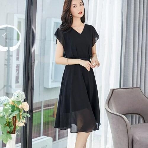 Черные летние платья CHUNJUE China At AliExpress