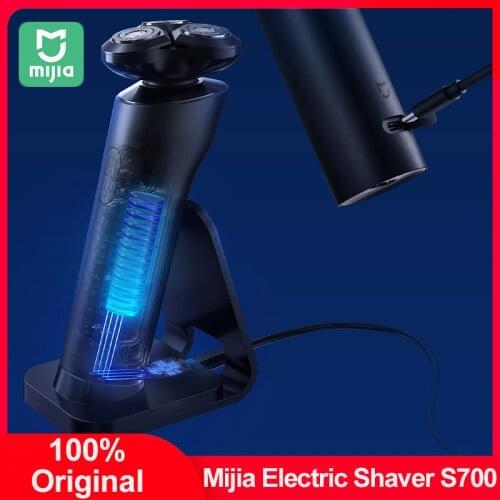 Xiaomi Mijia Electric Shaver S700 for Mens Trimmer Beard Washing Electric Razors Rechargeable Shaving Machine Facial Epilato
