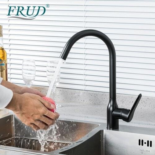 FRUD Black Kitchen Faucets