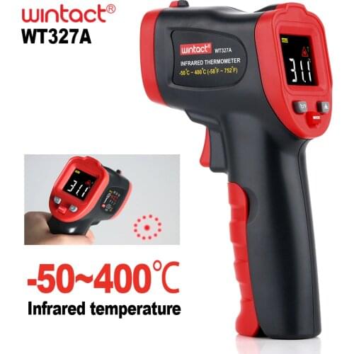 RZ Infrared Thermometer Digital Non-Contact Temperature Meter Gun Handheld 0-400C Industrial Outdoor Laser Pyrometer Thermometer