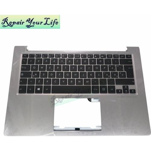 Keyboard for ASUS UX303 UX303UA UX303L IT Italian 0KNB0-3631IT00 PK131E4124S SG-64020-2IA black kb backlit silver Palmrest cover