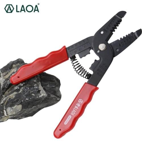 LAOA 7 in 1 Multifunction Wire Stripper Cable Cutter Crimping Pliers Electric Wire Shearing Cutting Hand Tool