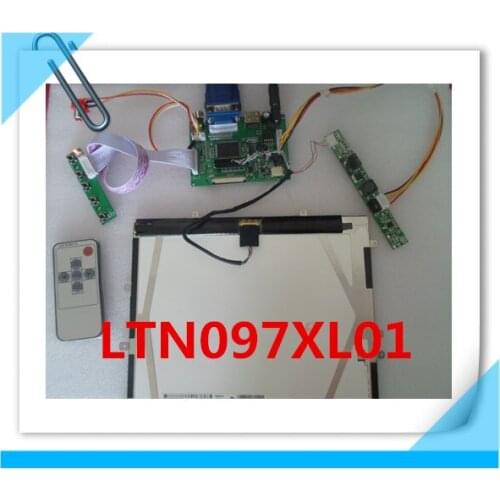 LTN097XL01 9.7 inch 1024*768 On-board DYI kits HDMI+2AV+VGA+Rear View Driver Board+audio output