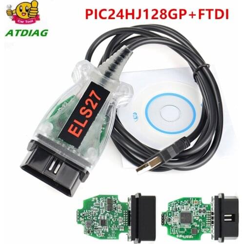 V2.3.8 Newest ELS27 FORScan PIC24HJ128GP+FTDI Microchip For Ford/Mazda/Lincoln/Mercury Designed Work Over ELM327&J2534 ELS 27