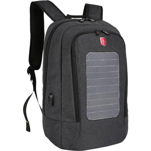 2020 Waterproof Solar Panel Backpack Men USB Charging 15.6 inch Laptop Backpacks Travel Bags Solar Charger Daypacks Male mochila