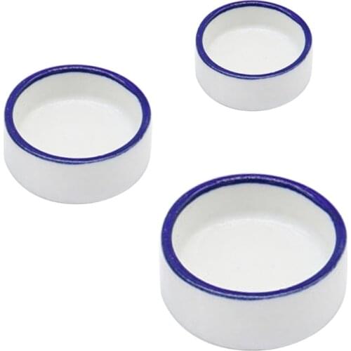 Reptile Water Food Bowl Ceramic Pet Bowls Anti-Escape Mini Reptile Mealworms Dish for Lizard Bearded Dragon Spider