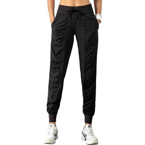 Sport Pants Women Fitness High Waist Loose Clothing Gym Yoga Workout Joggers Breathable Quick Dry Pants Female Sweatpants S-XXL