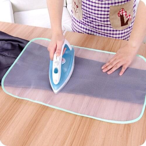 Heat Resistant Ironing Board Cover Protective Press Mesh Guard Protect Delicate Garment Cloth Against Pressing Pad Ironing Mat