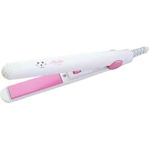 Hair Iron Flat Iron Straightening Hot comb Mini Hair Straightener Curling Iron Styling Tools Ceramic Heating Dropship
