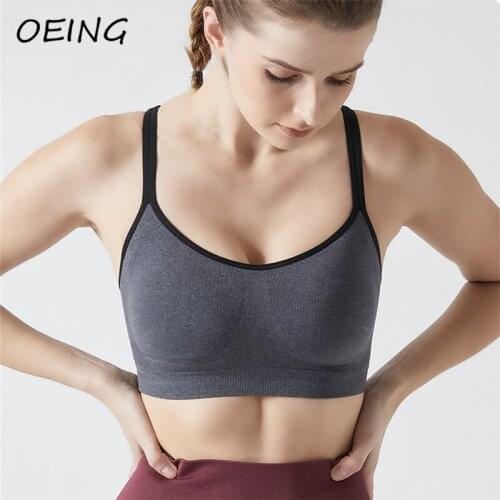 Fitness Womens Jogging Bras Stretchy Sexy Yoga Sport Wear Seamless Ladies Gym Clothes