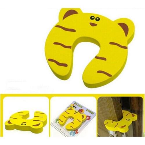 1 PCS Kids Cute Cartoon Animals Baby Infant Safety Protector Stopper Door Jammer Child Finger Corner Guard