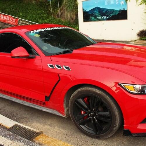 2021 Suitable For Front the Leaf Plate Decoration of 15-20 Ford Mustang Modified Maserati Model Machine Cover