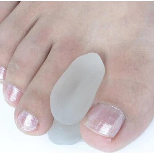 40pcs=20pairs Silicone Foot Care Finger Toe Separator Adjuster Hallux Valgus Pedicure Corrector Bunion Thumb Protector 3 Size