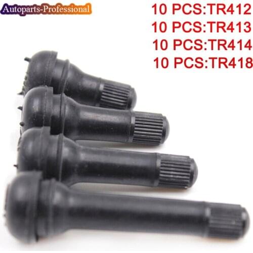 40 pcs/lot TR412+TR413+TR414+TR418 TIRE RUBBER VALVE STEM ATV, LAWN MOWER, GARDEN TRACTOR PLUG STEM