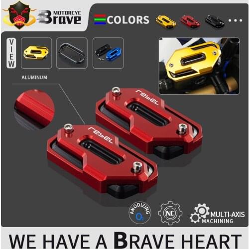 Motorcycle Accessories For Honda Rebel 300 500 2017 2018 2019 2020 Motorcycle Front Brake Fluid Reservoir Cover Cap