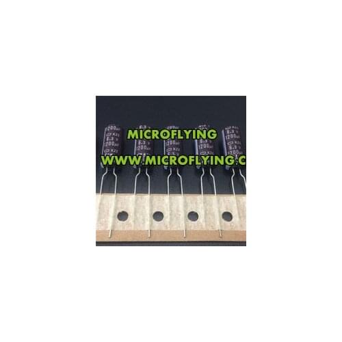 50pcs 1200uF 6.3V Aluminum Electrolytic capacitor