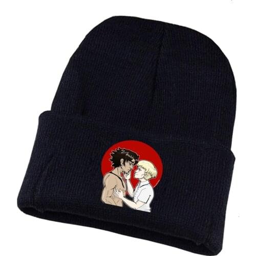 Anime DEVILMAN crybaby Knitted hat Cosplay hat Unisex Print Adult Casual Cotton hat teenagers winter Knitted Cap