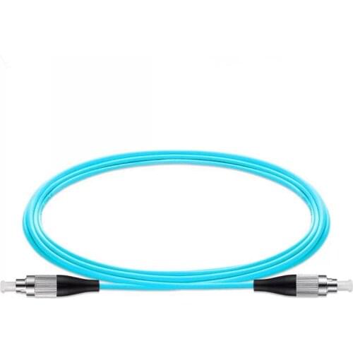 Free Shipping 5PCS/lot FC/UPC -FC/UPC OM3 Fiber Optic Patch Cord 1m 2m 3m10G 50/125 Fiber Cable Multimode Simplex Optical Jumper