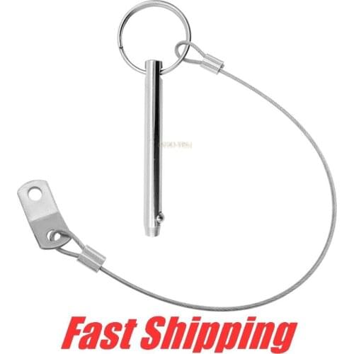 316 stainless steel quick release pin Spring positioning locking pin for Boat Top Deck Hinge Ball Pin Marine Hardware Accessorie