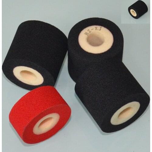 Black Diameter 36mm Height 32mm markem ink roller for coding machine to pirnt date and number