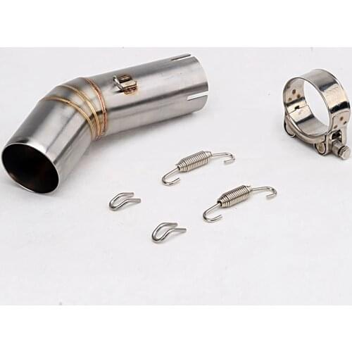 Motorcycle 51mm Exhaust Muffler Middle Link Pipe For Suzuki GSXR600 GSXR750 2011 to 2017 GSXR 600 GSXR 750 L1 L2 - L6 L7 Slip-on