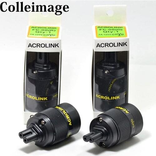 Hifi Figure 8 C7 Power Plug hifi Audio Speaker Amplifier Electrical AC Power Cord IEC Plug Socket Connector