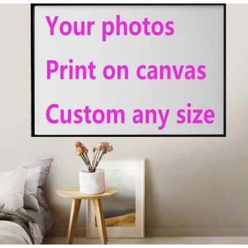 Personality Photo Customized HD Print Canvas Painting Any Size Custom Poster Wall Art Picture Living Room Home Decor