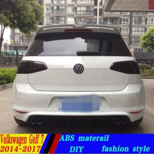Use for volkswagen golf 7 spoiler 2014-2017 model golf 7 High Quality ABS Material unpaint Color spoiler