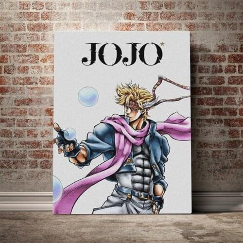 Canvas Print Picture Joseph Joestar Wall Art Paintings Jojo S Bizarre Home Decor Modular Anime Role Poster For Living Room Frame
