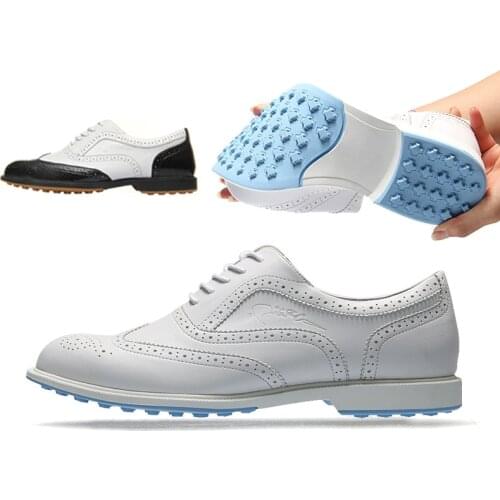 Best Golf Sneakers Man Professional Golf Shoes Men Rubber Anti Slip Sports Sneakers for Mens Genuine Leather Golf Shoe for Men