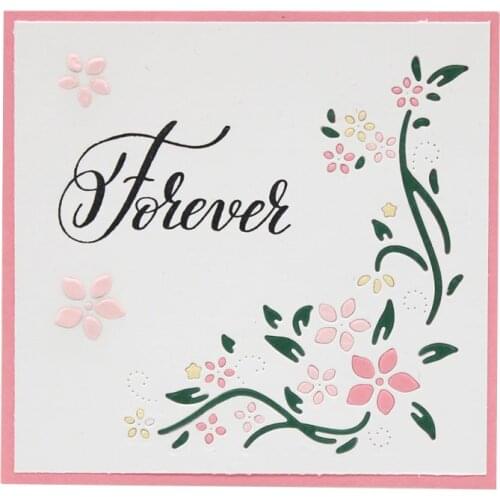 KSCRAFT Flower Corner Metal Cutting Dies Stencils for DIY Scrapbooking/photo album Decorative Embossing DIY Paper Cards