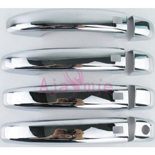 Door Handle Cover Overlay Trim 2009-2012 2013-2014 2015-2016 ABS Frame Panel Chrome Car Styling For Audi Q5 Accessories