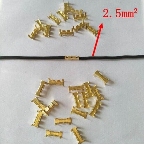 Crimping wire and wire buckle line Middle docking terminal copper 2-2.5 square