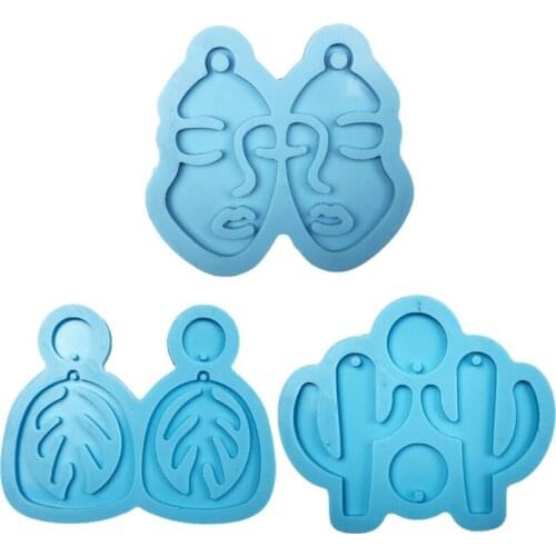 Earrings Pendant Silicone Mould DIY Handmade Crafts Jewelry Making Tool Crystal Epoxy Resin Mold Drop Ship