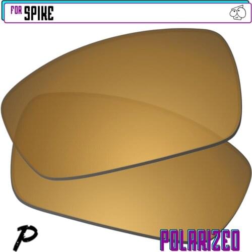 EZReplace Polarized Replacement Lenses for - Oakley Spike Sunglasses - Gunmetal P