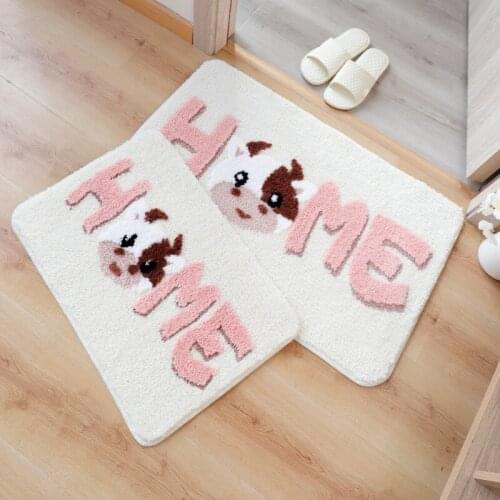 Modern Bath Mats Outdoor Floor Decoration Living Room Balcony Bathroom Printed Carpets Slip-Resistant Cartoon Entrance Door Mat