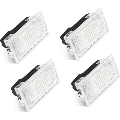 LED Light 4Pcs Car Interior Light For Tesla Model 3 Model S Model X Ultra Bright Trunk Lamps Replacement Car Door Lamp Easy Plug