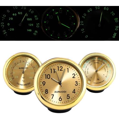 Yolu Car Clock Luminous Mini Automobiles Digital Watch Quartz Clocks Stick-on Auto Ornament Car Accessories for Cars SUV MPV