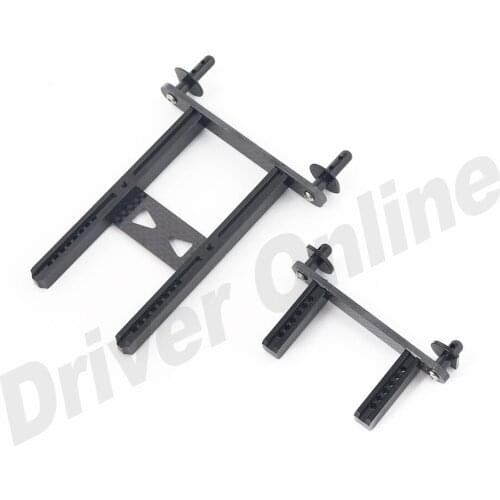 TRX4 Carbon Fiber Body Posts Aluminum Mounts for 1/10 RC Crawler Car Traxxas TRX-4 Upgrade Parts
