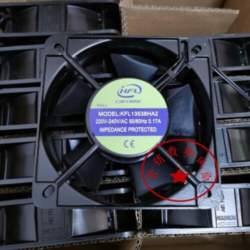 JSL KFL13538HA2 Server Cooling Fan AC 220V 0.17A 135x135x38mm 2-wire