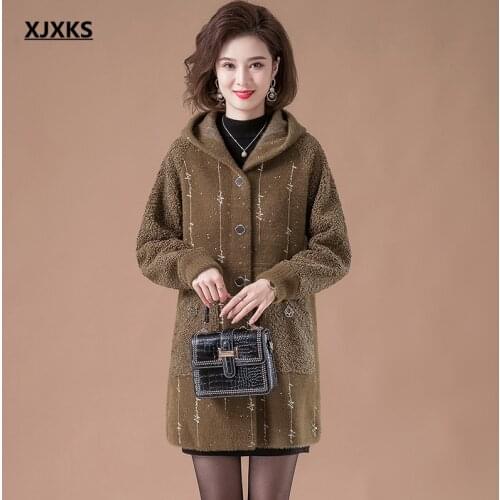 Женские пальто с капюшоном XJXKS China At AliExpress