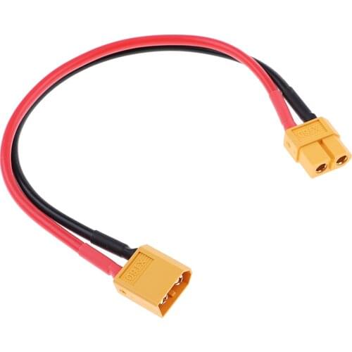 XT60 / XT-60 Male to Female Plug Extension Cable Wire 14AWG 20cm