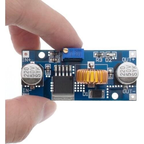 5A XL4015 DC-DC 4-38V to 1.25-36V 24V 12V 9V 5V Step Down Adjustable Power Supply Module LED Lithium Charger With Heat Sink