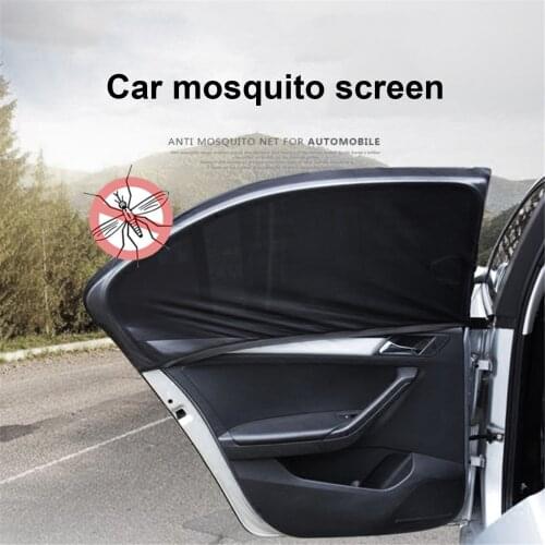 2pcs Car Sun Shade Side Window UV Protect Curtain Sunshine Mesh Sun Visor Protection Auto Sunshade Car Styling