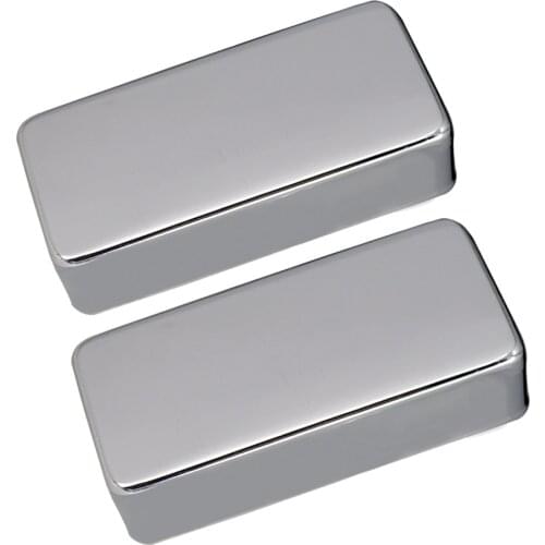 2 Pieces Brass Seal Type Humbucker Pickup Covers for Electric Guitar Parts