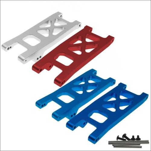 2pcs machined alloy aluminum rear lower suspension arm a-arms for rc hobby model car 1-10 ECX 2WD series upgraded hop-up parts