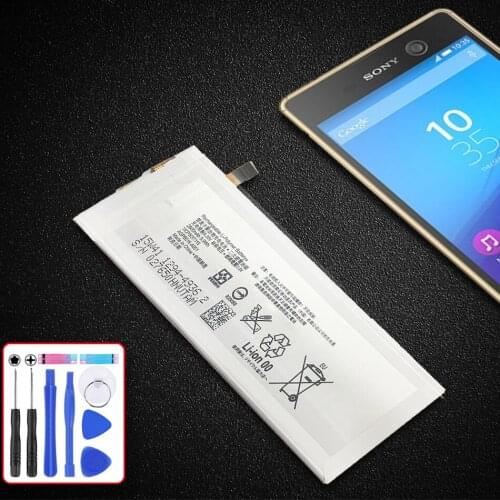 Battery For Sony Xperia M5 E5603 E5606 E5653 E5633 E5643 E5663 E5603 E5606 2600mAh Cell Phone Battery AGPB016-A001